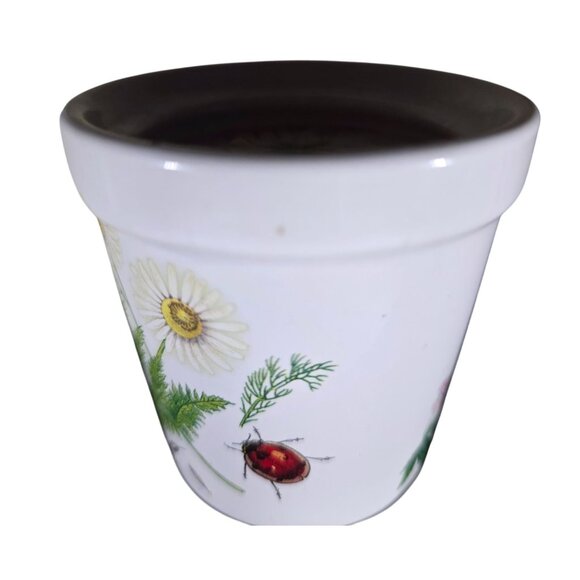 History & Heraldry Ruth Name Flower Ceramic candle White Nature gift - Picture 2 of 7